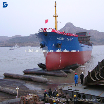 Airbag de borracha marinha intensa para o lançamento de navios Made in China